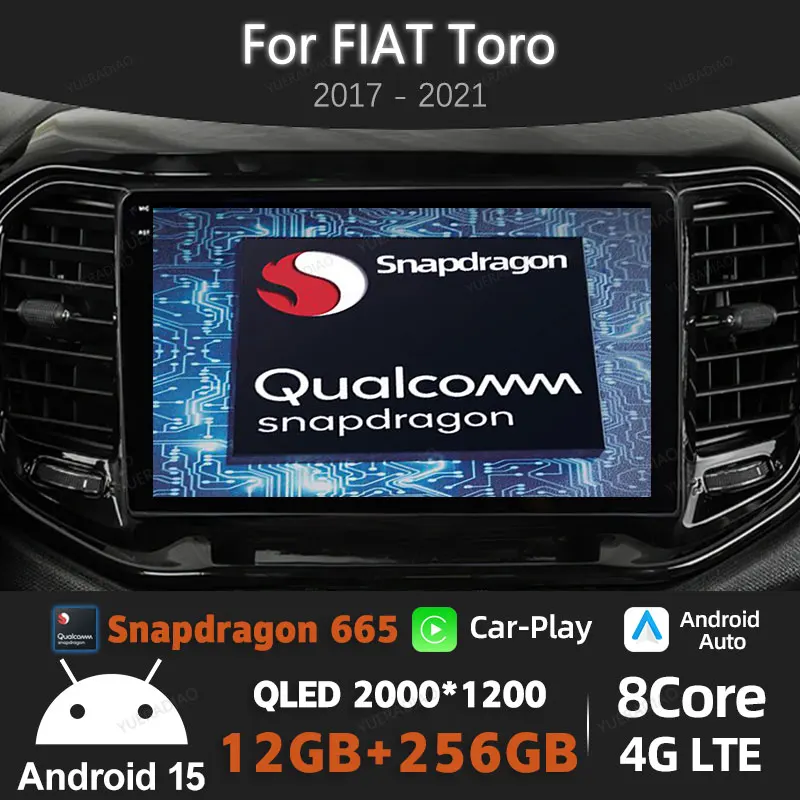 Android 15 Car Radio For FIAT Toro 2017 - 2021 Multimedia Stereo Video Player 4G LTE 5G WIFI GPS NAVI Qualcomm 2DIN BT Head Unit
Android 15 Car Radio For FIAT Toro 2017 - 2021 Multimedia Stereo Video Player 4G LTE 5G WIFI GPS NAVI Qualcomm 2DIN BT Head Unit