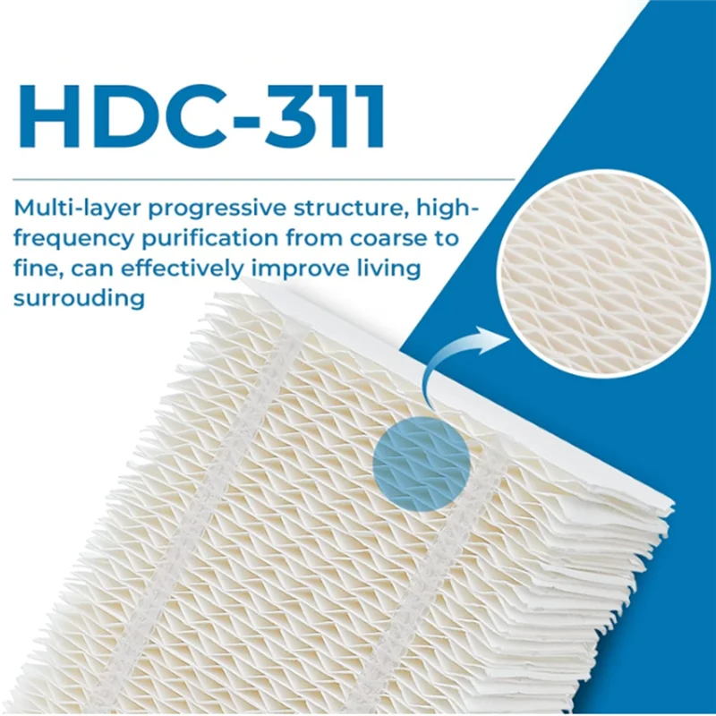 JDZD 3 шт. HDC311 Сменный влагоотводящий фильтр-увлажнитель для Essick Air HDC311 EA1201 EA1208 Увлажнитель Super Wick Filter
JDZD 3 шт. HDC311 Сменный влагоотводящий фильтр-увлажнитель для Essick Air HDC311 EA1201 EA1208 Увлажнитель Super Wick Filter