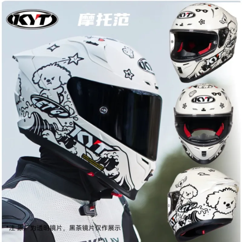 New colors available!KYT Full Helmet Women Motorcycle Helmet Men Summer Four Season Moto Track Hard Helmet Riding Big Tail ST
New colors available!KYT Full Helmet Women Motorcycle Helmet Men Summer Four Season Moto Track Hard Helmet Riding Big Tail ST