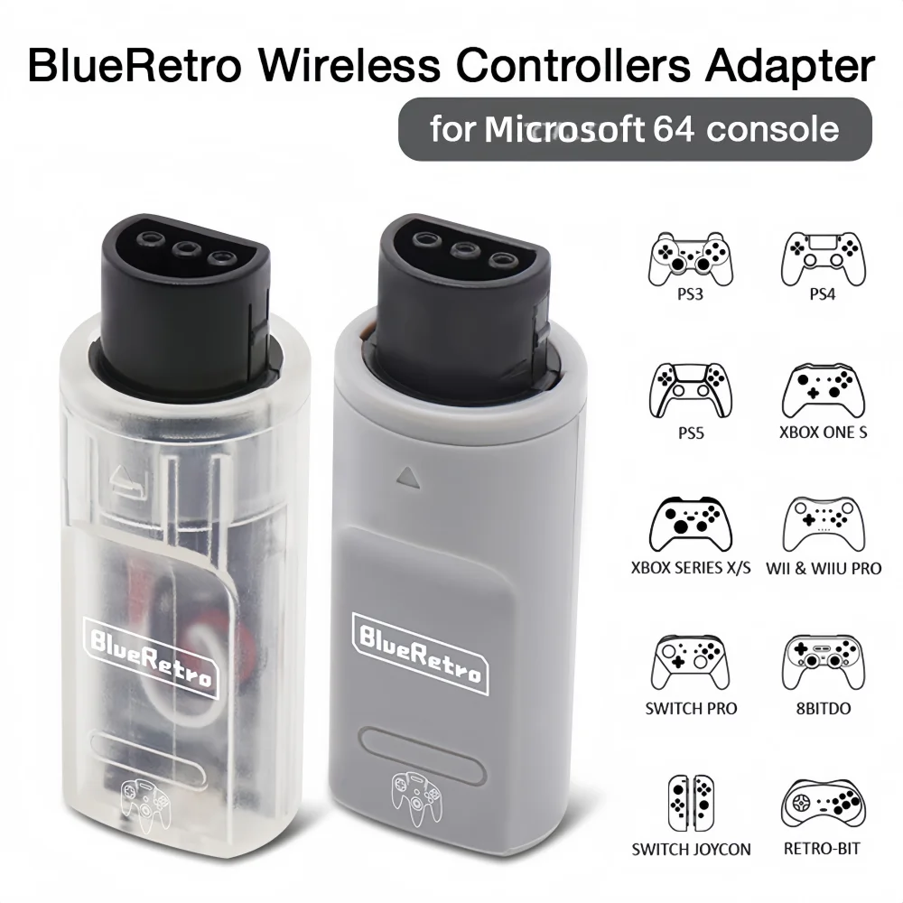 Беспроводной контроллер BlueRetro, 1 шт., Bluetooth-совместимый адаптер-приемник для консоли N64, поддержка игровых контроллеров
Беспроводной контроллер BlueRetro, 1 шт., Bluetooth-совместимый адаптер-приемник для консоли N64, поддержка игровых контроллеров