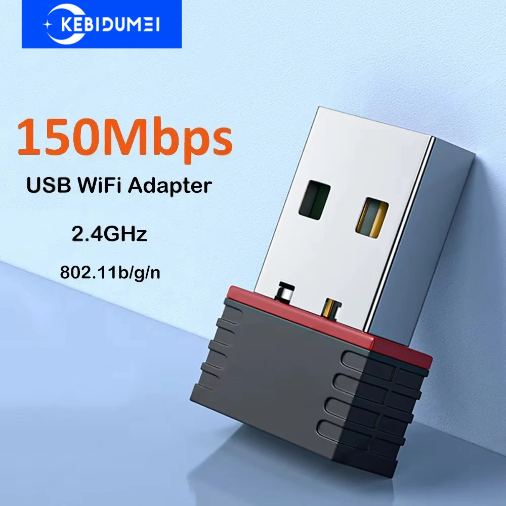 150 Мбит/с USB-адаптер Wi-Fi Беспроводная сетевая карта Мини-прием сигнала USB-ключ Plug and Play для настольного ноутбука ПК Windows
150 Мбит/с USB-адаптер Wi-Fi Беспроводная сетевая карта Мини-прием сигнала USB-ключ Plug and Play для настольного ноутбука ПК Windows