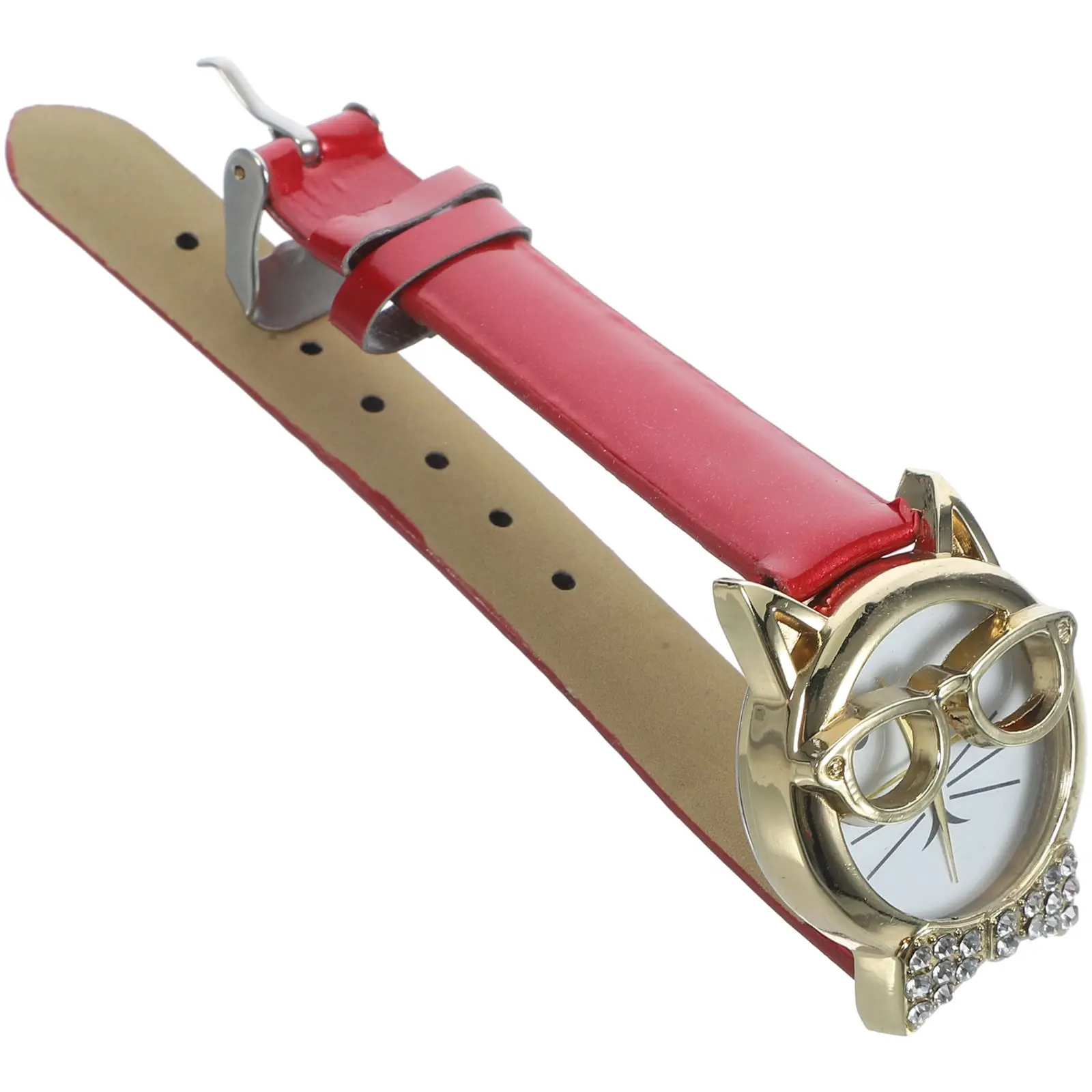 Cat Cartoon Stainless Steel Alloy Women Glasses Mirror Decorative Adjustable Watch Girl Gift
Cat Cartoon Stainless Steel Alloy Women Glasses Mirror Decorative Adjustable Watch Girl Gift