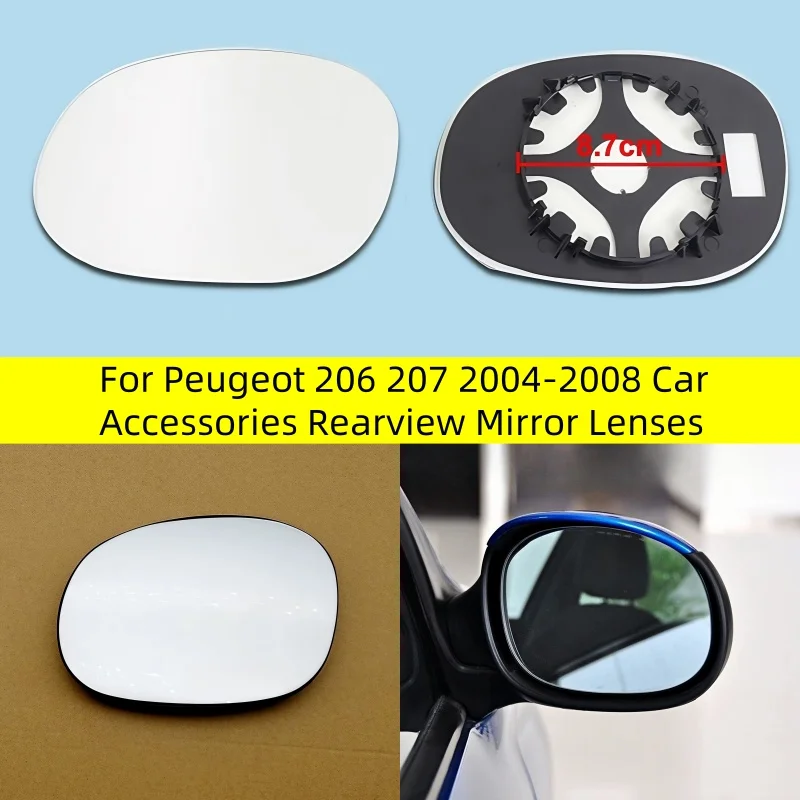 For Peugeot 206 207 2004-2008 Car Accessories Rearview Mirror Lenses Exterior Side Reflective Glass Lens without Heating L/R
For Peugeot 206 207 2004-2008 Car Accessories Rearview Mirror Lenses Exterior Side Reflective Glass Lens without Heating L/R