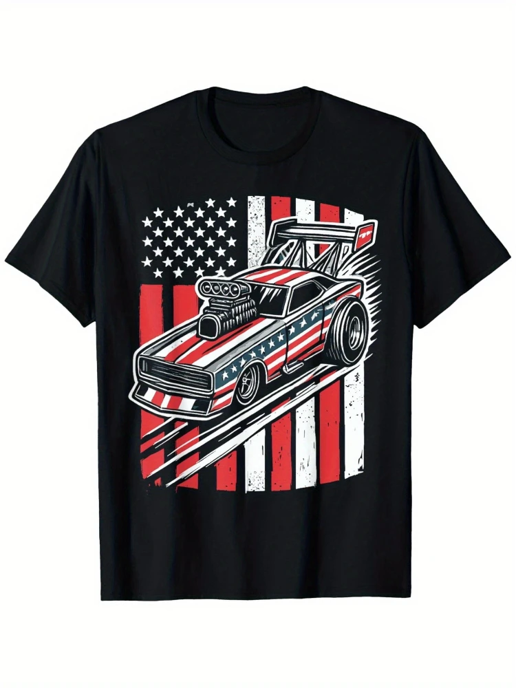 Driver, car, national flag design-100% cotton summer O-neck short sleeve casual printed men's T-shirt.
Driver, car, national flag design-100% cotton summer O-neck short sleeve casual printed men's T-shirt.