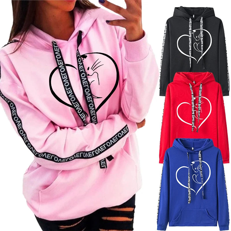 2023 Fashion Casual Women's Pullover Hooded Sweater Women's Letter Ribbon Printed Hoodie Top Women's Hoodie
2023 Fashion Casual Women's Pullover Hooded Sweater Women's Letter Ribbon Printed Hoodie Top Women's Hoodie
