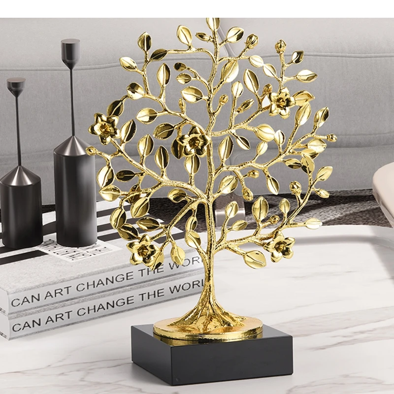 Zinc Alloy Ornaments Tree Shaped Sculpture Decorative Crystal Base Household Living Room Desktop Crafts Statue Model Decorations
Zinc Alloy Ornaments Tree Shaped Sculpture Decorative Crystal Base Household Living Room Desktop Crafts Statue Model Decorations