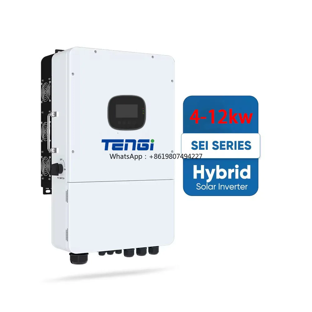 off Grid 48volts 12kw Ac 220v Power 12KW 10 kw 220V 380v Solar Hybrid Single-phase 3 Phase 48 v Dc Inverter with Lifepo4 Battery
off Grid 48volts 12kw Ac 220v Power 12KW 10 kw 220V 380v Solar Hybrid Single-phase 3 Phase 48 v Dc Inverter with Lifepo4 Battery