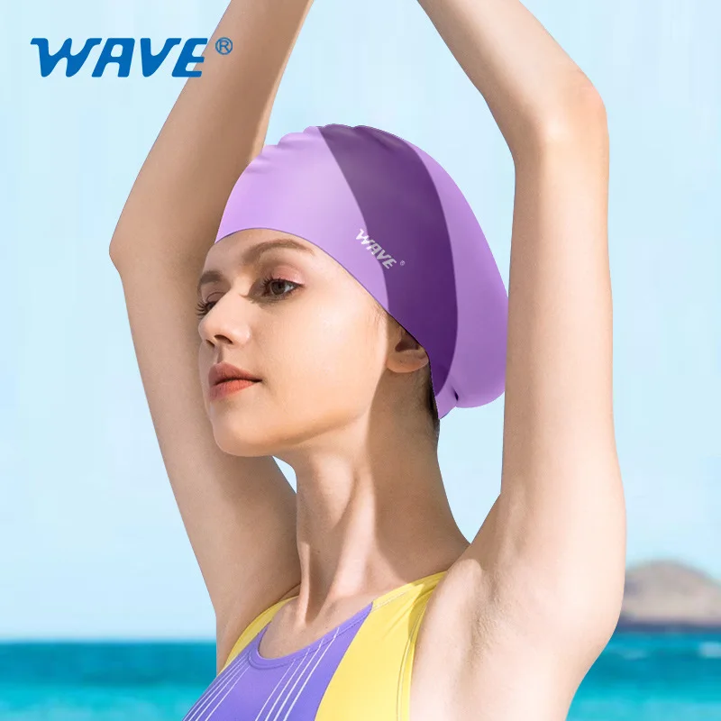 WAVE Swimming Cap Fashion Waterproof Silicone Sports Adult Long Hair Men And Women Universal Ear Protection Swimming Cap
WAVE Swimming Cap Fashion Waterproof Silicone Sports Adult Long Hair Men And Women Universal Ear Protection Swimming Cap