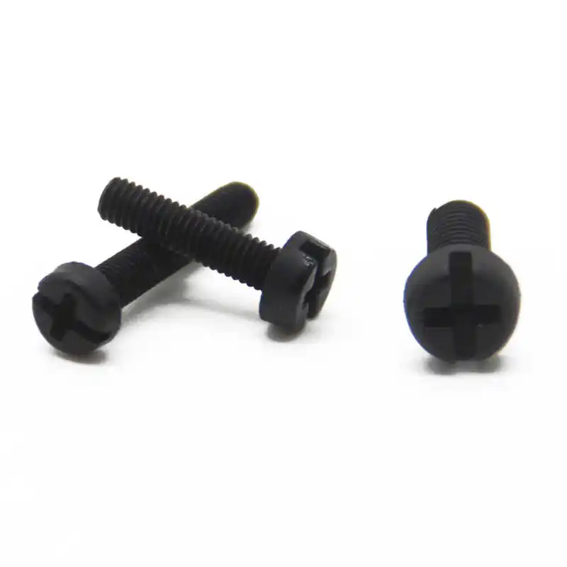 Black Nylon Screw Cross Round Head M2 M2.5 M3 100pcs Wear-Resistant Furniture And Electrical Installation
Black Nylon Screw Cross Round Head M2 M2.5 M3 100pcs Wear-Resistant Furniture And Electrical Installation