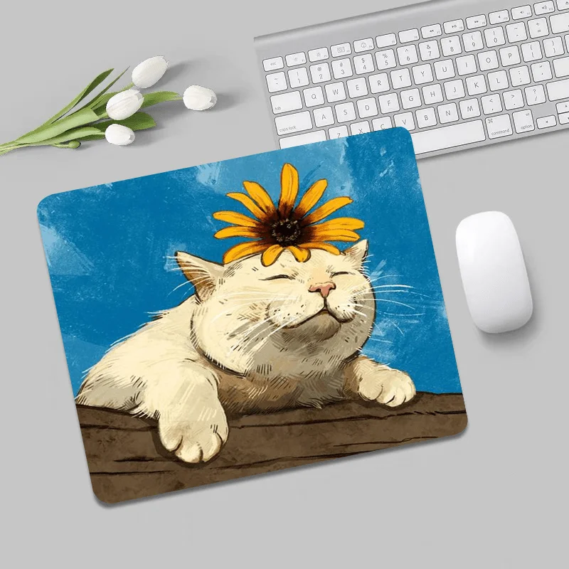 Anti-slip rubber base of the cat and sunflower mouse pad is suitable for use in offices and homes, with high-definition printing
Anti-slip rubber base of the cat and sunflower mouse pad is suitable for use in offices and homes, with high-definition printing