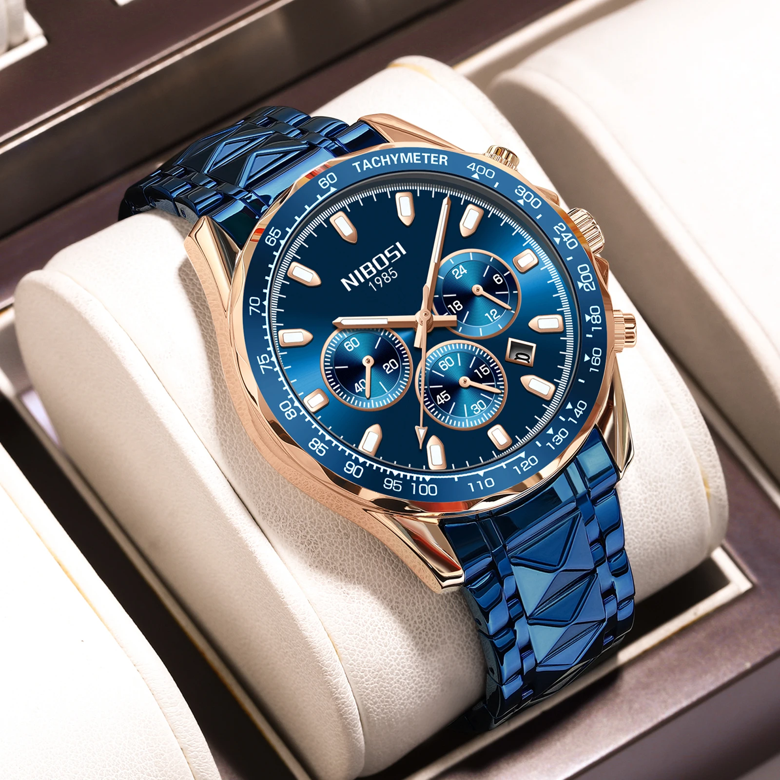 2024 New Luxury Mens Watches Top Brand NIBOSI Sport Wristwatches Men Waterproof Stainless Steel Big Dial Quartz Watches for Men
2024 New Luxury Mens Watches Top Brand NIBOSI Sport Wristwatches Men Waterproof Stainless Steel Big Dial Quartz Watches for Men