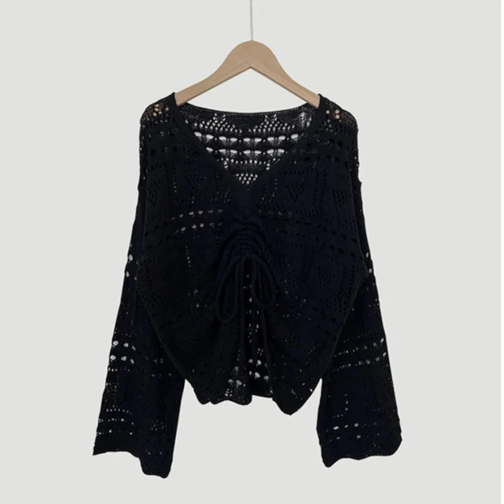 Casual Fashion Shirt Hollow Drawstring Shirt Holiday Party Look Brand New Condition Home And Club Use Moderate Elasticity
Casual Fashion Shirt Hollow Drawstring Shirt Holiday Party Look Brand New Condition Home And Club Use Moderate Elasticity
