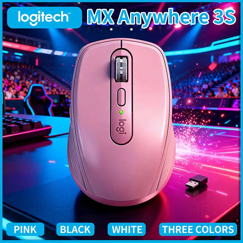 Logitech MX Anywhere 3S Portable Mouse-8000 DPI,Sweat resistant,MagSpeed Hyper-Scroll, USB-C Quick Charge, Compact & Lightweight
Logitech MX Anywhere 3S Portable Mouse-8000 DPI,Sweat resistant,MagSpeed Hyper-Scroll, USB-C Quick Charge, Compact & Lightweight