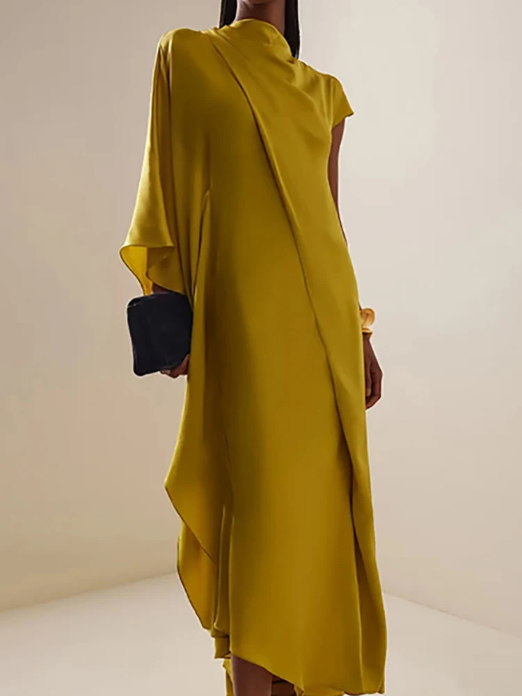 2026 Spring Casual Loose Office Dress Irregular Fashion High Street Long Dresses for Women Ladies O-neck Solid Color Beach Dress
2026 Spring Casual Loose Office Dress Irregular Fashion High Street Long Dresses for Women Ladies O-neck Solid Color Beach Dress