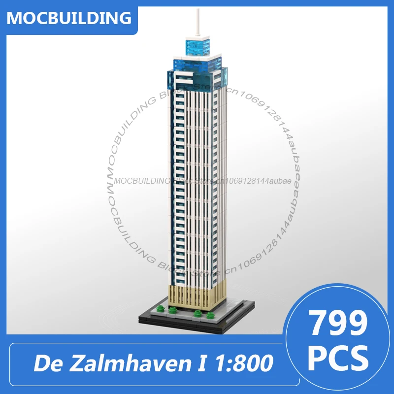De Zalmhaven I 1:800 Scale Zalmhaventoren Architecture Model Moc Building Blocks Diy Assemble Bricks Collect Toys Gifts 799PCS
De Zalmhaven I 1:800 Scale Zalmhaventoren Architecture Model Moc Building Blocks Diy Assemble Bricks Collect Toys Gifts 799PCS
