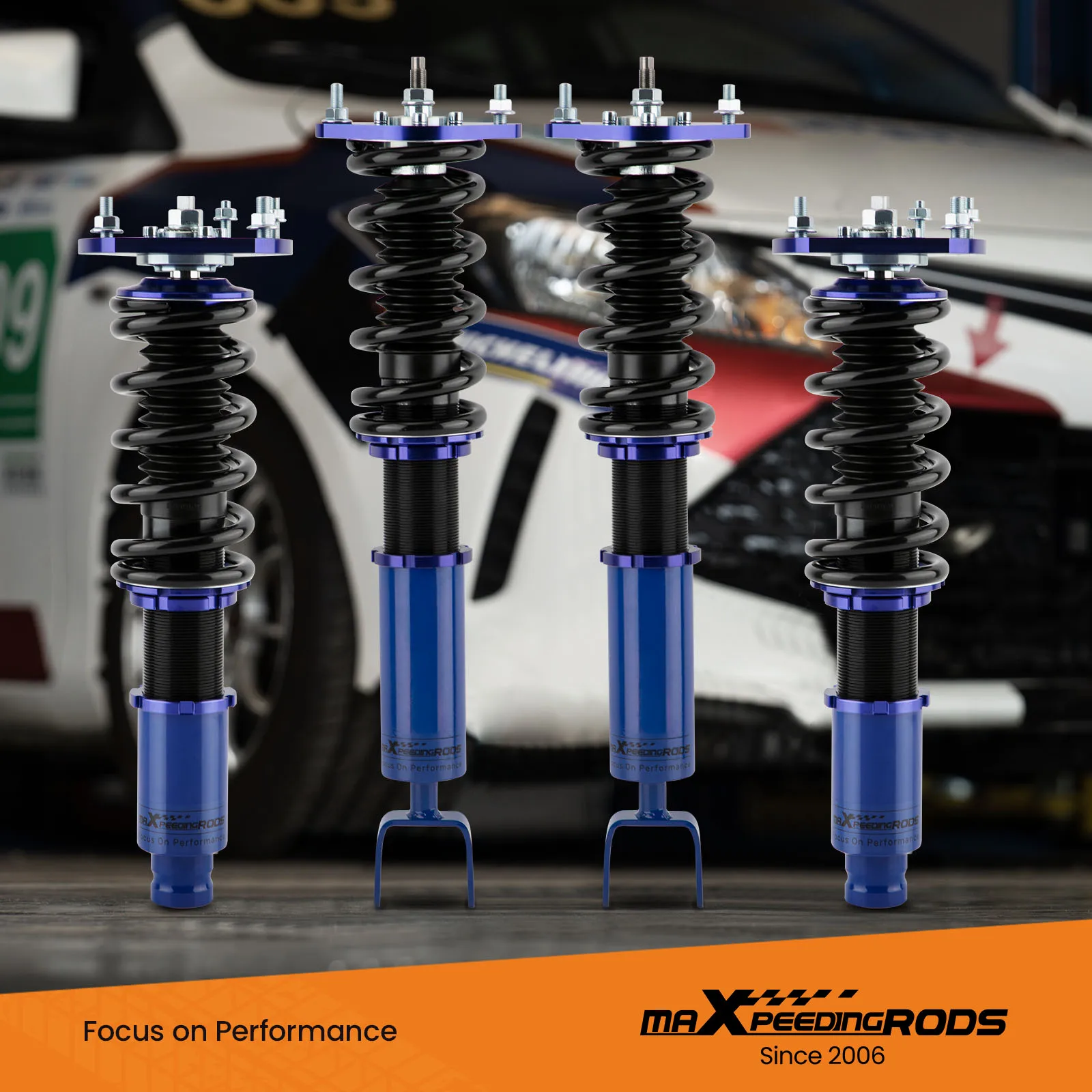 Front & Rear Coilovers Shocks Absorbers For Honda Prelude 1992-2001 Adj. Height
Front & Rear Coilovers Shocks Absorbers For Honda Prelude 1992-2001 Adj. Height