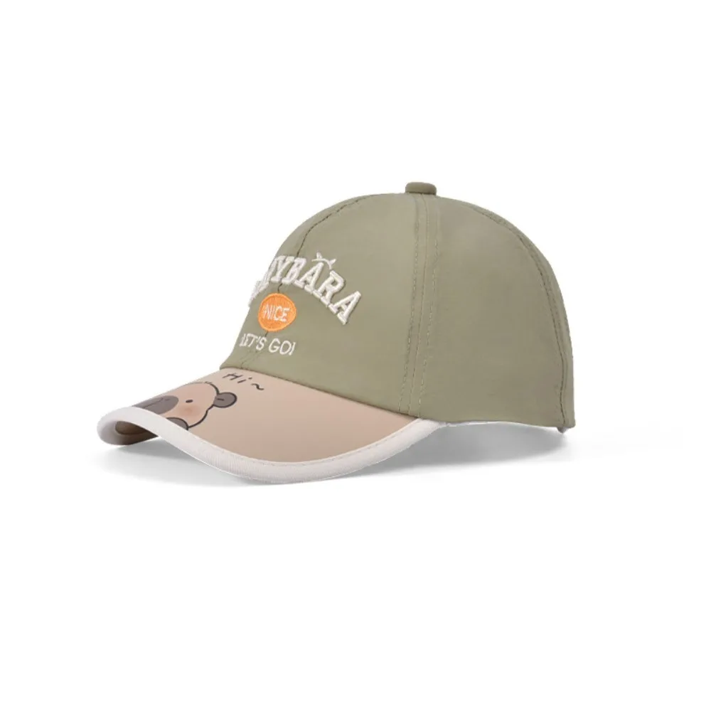 Breathable Capybara Baseball Hat Cotton Thin Children Peaked Cap Korean Style Polyester Cartoon Sunshade Hat For Kids Aged 4-12
Breathable Capybara Baseball Hat Cotton Thin Children Peaked Cap Korean Style Polyester Cartoon Sunshade Hat For Kids Aged 4-12