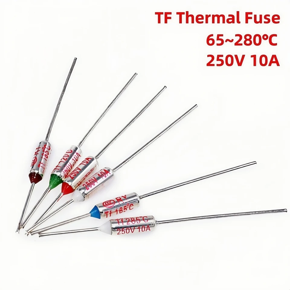 TF Thermal Fuse Temperature Control Thermostat Switch 10A 250V RY Tf 65 85 C 95 110 125 135 142 152 165 175 185 192 285 ℃ Degr
TF Thermal Fuse Temperature Control Thermostat Switch 10A 250V RY Tf 65 85 C 95 110 125 135 142 152 165 175 185 192 285 ℃ Degr