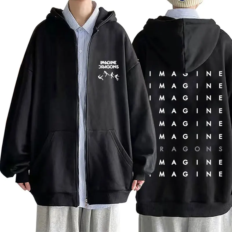 Rock Band Imagine Dragons Zipper Hoodie Men Women Gothic Vintage Oversized Zip Up Jacket Unisex Fashion Casual Zip Up Sweatshirt
Rock Band Imagine Dragons Zipper Hoodie Men Women Gothic Vintage Oversized Zip Up Jacket Unisex Fashion Casual Zip Up Sweatshirt