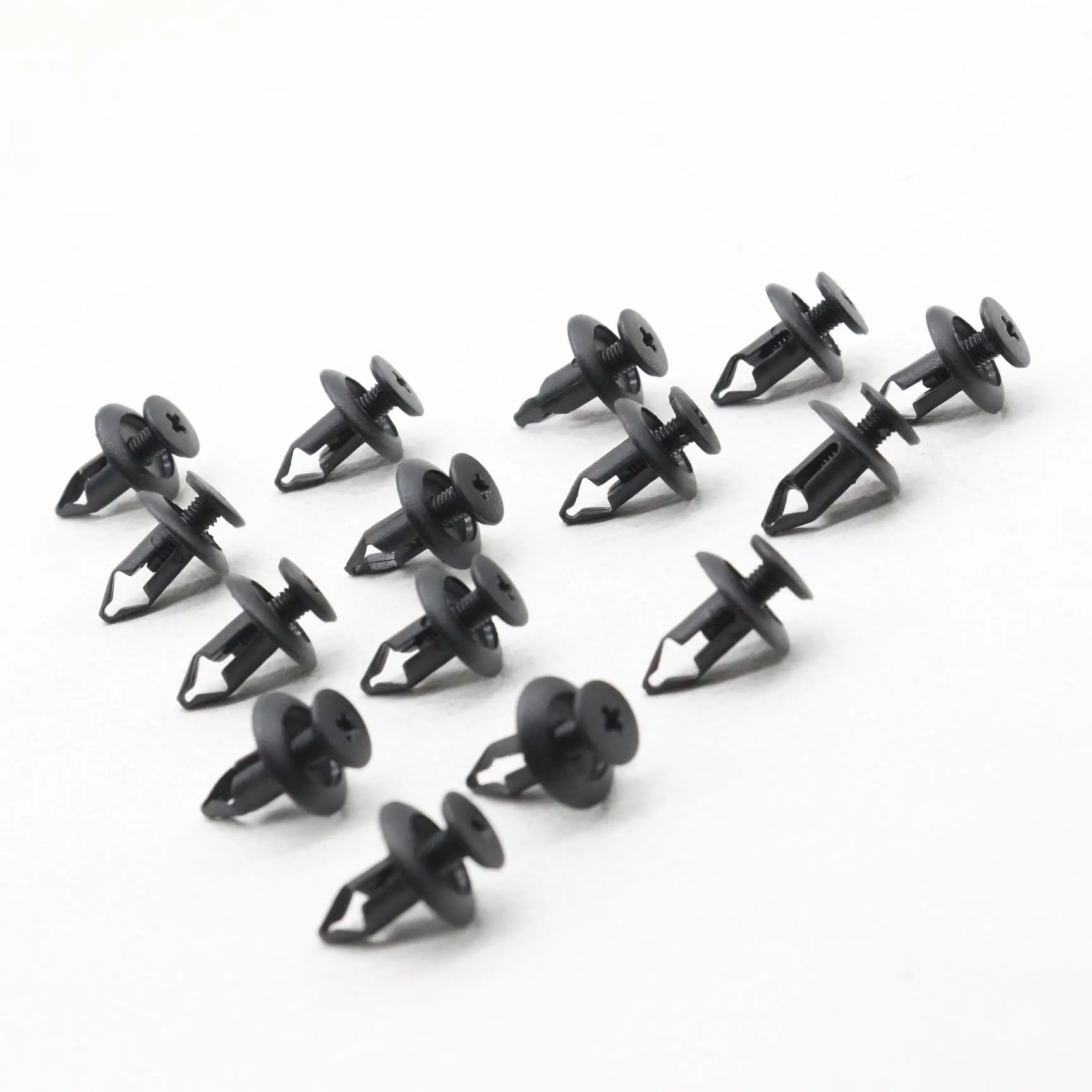 15 pcs Push-Type Mudguard Clip Retainer Fit For Mitsubishi & Chevrolet Aveo Aveo5 G3 Colt Lancer Fastening MB344728 Black Nylon
15 pcs Push-Type Mudguard Clip Retainer Fit For Mitsubishi & Chevrolet Aveo Aveo5 G3 Colt Lancer Fastening MB344728 Black Nylon