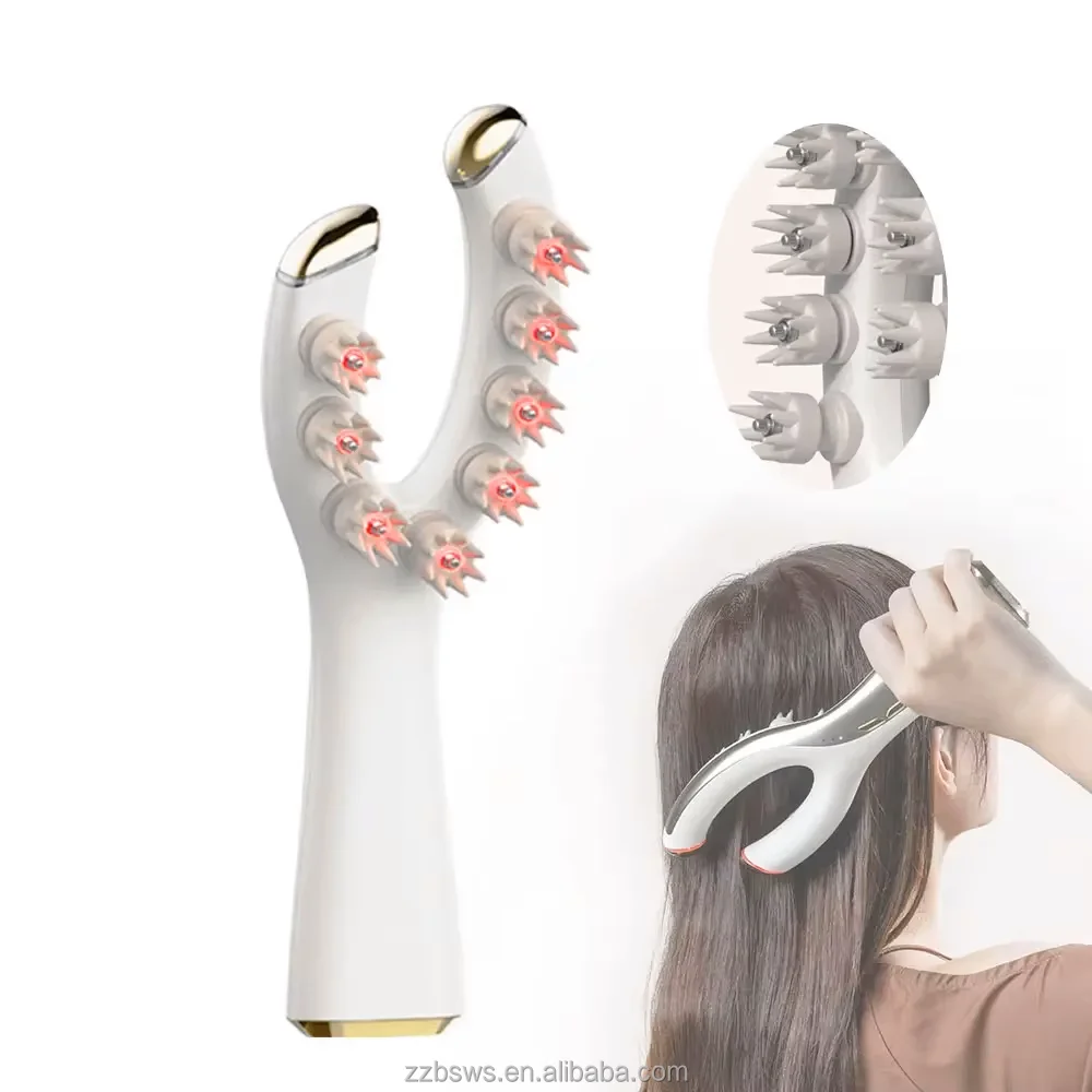 Vibrating Anti-Hair Loss Treatment Scalp Massage Device Red Light Infrared Therapeutic Plastic Handle Anti-Hair Scalp Massager
Vibrating Anti-Hair Loss Treatment Scalp Massage Device Red Light Infrared Therapeutic Plastic Handle Anti-Hair Scalp Massager