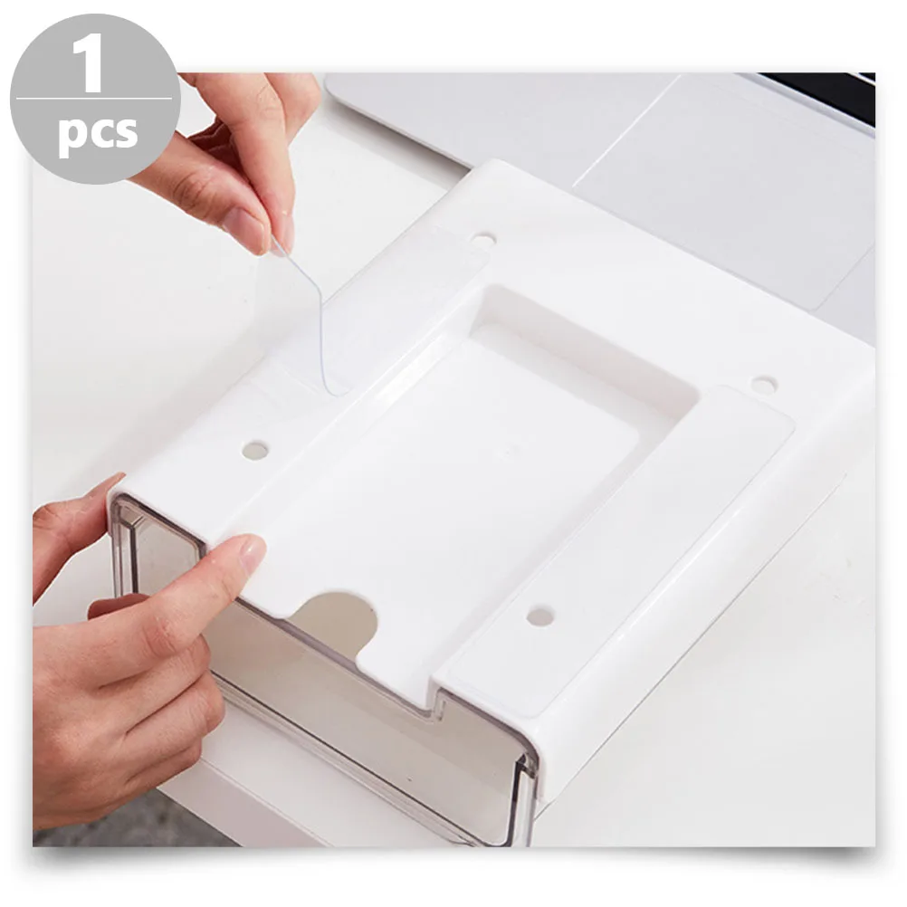 2pcs Under Desk Drawer Storage Box Transparent Pet Hidden Nail-Free Adhesive Double-Sided Bedroom Kitchen Organizer
2pcs Under Desk Drawer Storage Box Transparent Pet Hidden Nail-Free Adhesive Double-Sided Bedroom Kitchen Organizer