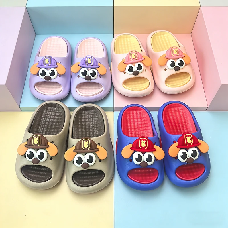 Children Cartoon Puppy Slide Slippers, Soft Non-Slip Sole Breathable Summer Indoor Outdoor Casual Kids Shoes
Children Cartoon Puppy Slide Slippers, Soft Non-Slip Sole Breathable Summer Indoor Outdoor Casual Kids Shoes