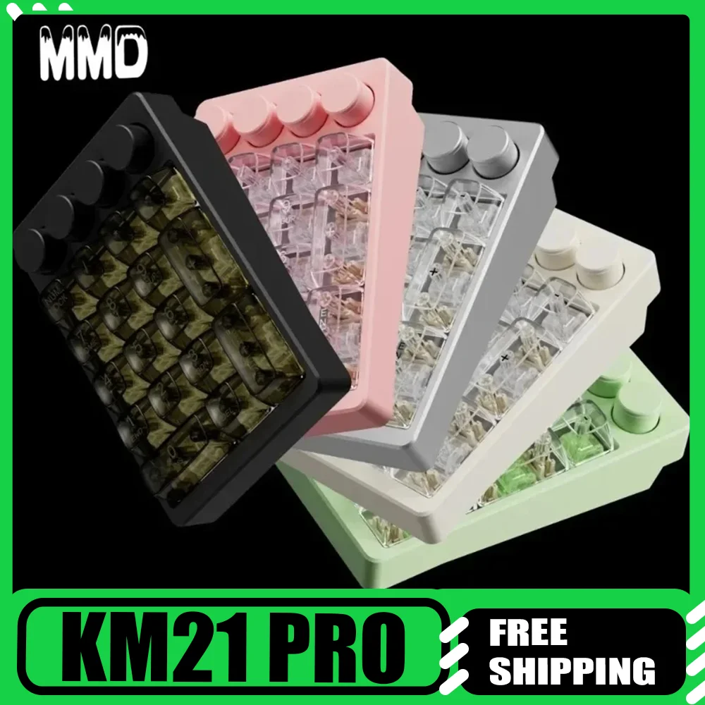 MMD KM21Pro Механическая клавиатура с трехрежимной ручкой, алюминий с возможностью горячей замены, 21 клавиша, беспроводная дизайнерская клавиатура, портативная цифровая клавиатура на заказ
MMD KM21Pro Механическая клавиатура с трехрежимной ручкой, алюминий с возможностью горячей замены, 21 клавиша, беспроводная дизайнерская клавиатура, портативная цифровая клавиатура на заказ
