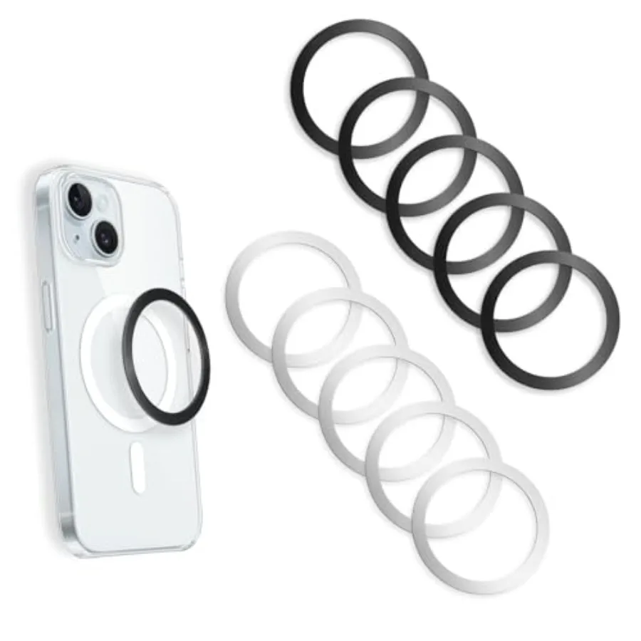 10 Pack Universal Metal Rings, Magnetic Ring for Phone Cases and Wireless Charging Magnetic Ring Ultra-Thin for Wireless Charge
10 Pack Universal Metal Rings, Magnetic Ring for Phone Cases and Wireless Charging Magnetic Ring Ultra-Thin for Wireless Charge