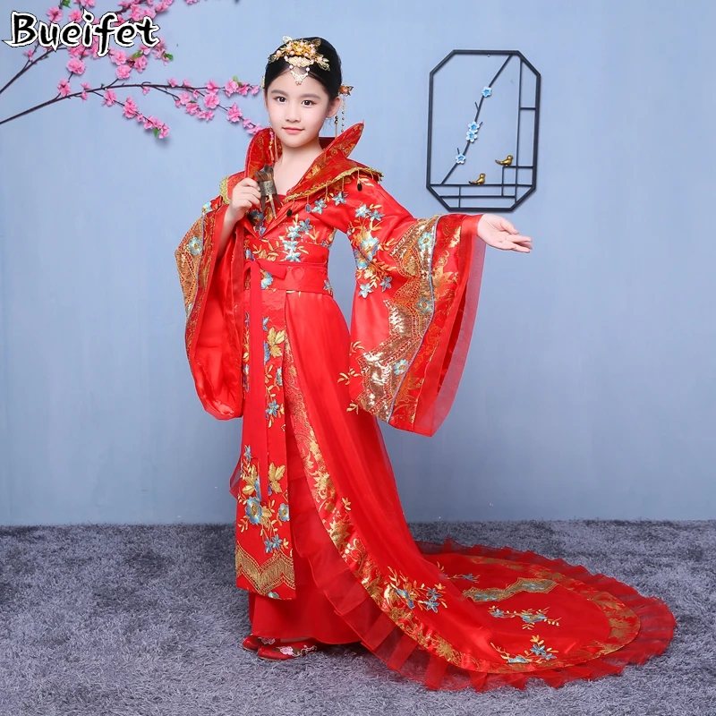 Chinese Traditional Hanfu Dress Girls Ancient Tang Dynasty Princess Dance Costume Fairy Elegant Folk Dress Hanfu Cosplay Costume
Chinese Traditional Hanfu Dress Girls Ancient Tang Dynasty Princess Dance Costume Fairy Elegant Folk Dress Hanfu Cosplay Costume