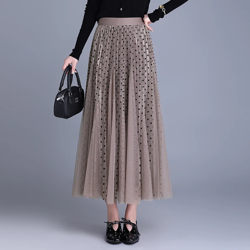 Romantic Sle Double-Sided Wear High Waist Pleated Skirt Women's Autumn Winter Me f Skirt Faion Slimming Large Size
Romantic Sle Double-Sided Wear High Waist Pleated Skirt Women's Autumn Winter Me f Skirt Faion Slimming Large Size