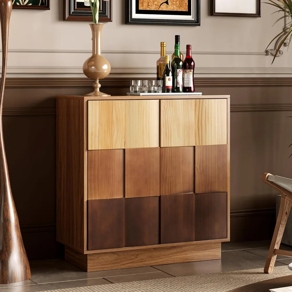 Sideboard Buffet Cabinet with Solid Wood Doors,30" Kitchen Storage Cabinet with Adjustable Shelf, Support 50kg for Dining Living
Sideboard Buffet Cabinet with Solid Wood Doors,30" Kitchen Storage Cabinet with Adjustable Shelf, Support 50kg for Dining Living