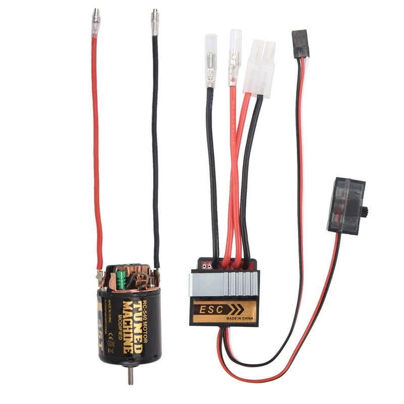 320A ESC + 540 щеточный двигатель 45T для радиоуправляемого автомобиля Axial SCX10 Traxxas TRX4 D90 HSP Tamiya Redcat, комплект деталей
320A ESC + 540 щеточный двигатель 45T для радиоуправляемого автомобиля Axial SCX10 Traxxas TRX4 D90 HSP Tamiya Redcat, комплект деталей