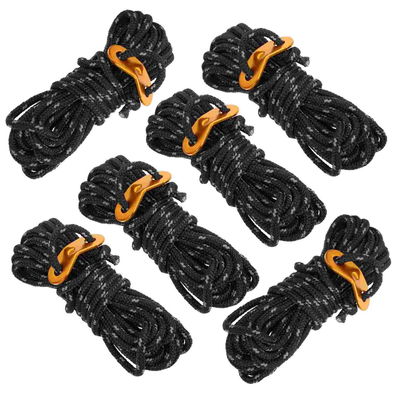 6 Pcs Portable Tent Lanyard Hangers for Clothes Wind Rope Camping Accessories Hanging Strap
6 Pcs Portable Tent Lanyard Hangers for Clothes Wind Rope Camping Accessories Hanging Strap