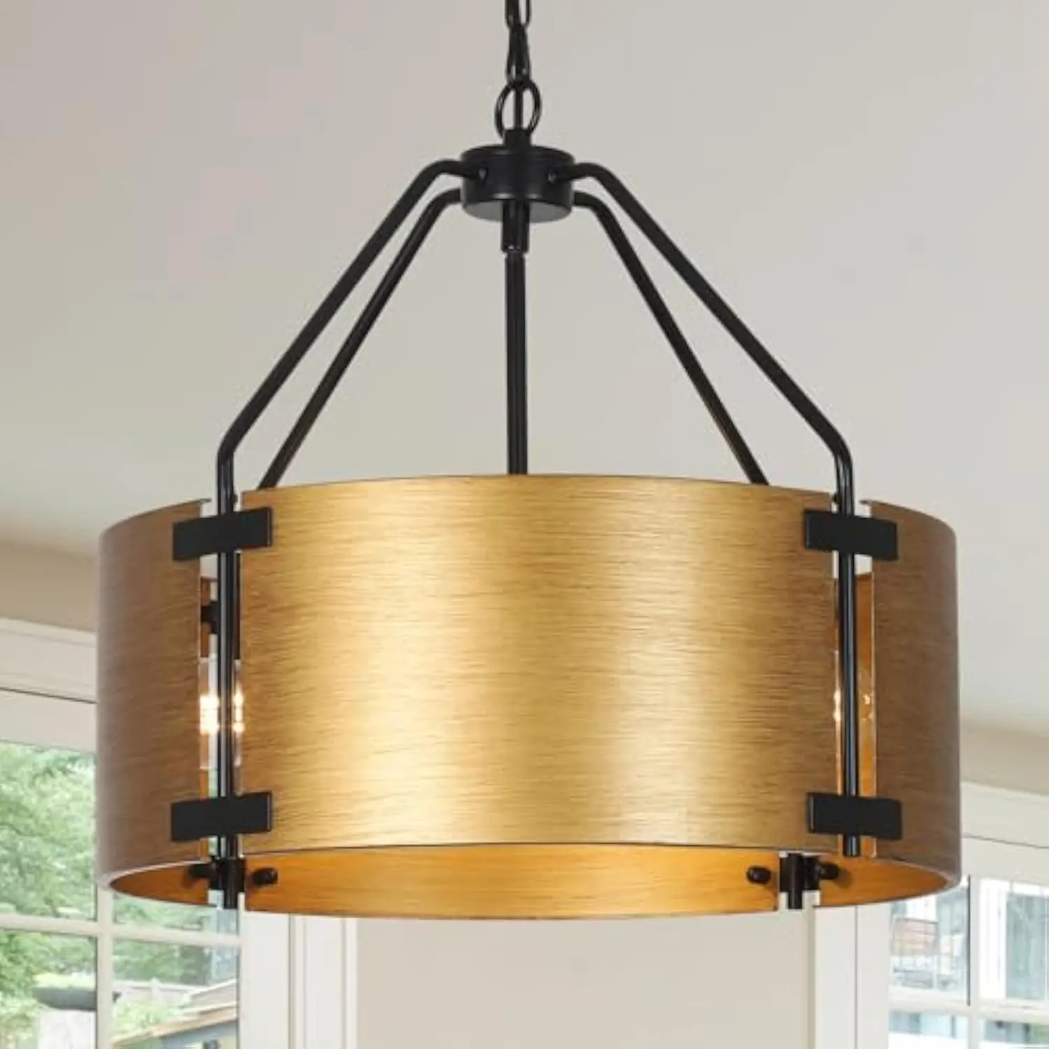 Gold Chandeliers for Dining Room, 4-Light Farmhouse Dining Room Light Fixture, Modern Kitchen Lighting Fixtures Ceiling, Height 
Gold Chandeliers for Dining Room, 4-Light Farmhouse Dining Room Light Fixture, Modern Kitchen Lighting Fixtures Ceiling, Height