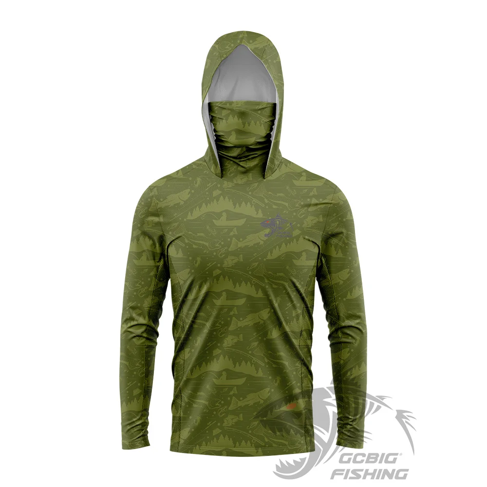 Huk Jungle Camouflage Hunting Men Long Sleeve Fishing Hoodie T-shirts Sun Protection Hoodies Face Mask Apparel Sea Fishing 
Huk Jungle Camouflage Hunting Men Long Sleeve Fishing Hoodie T-shirts Sun Protection Hoodies Face Mask Apparel Sea Fishing
