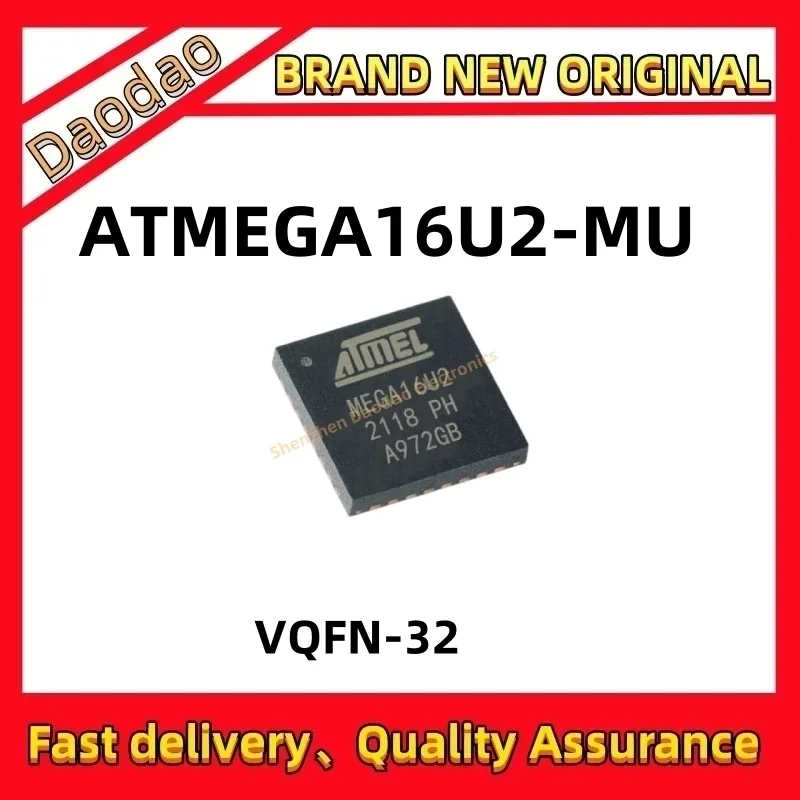 Quality Brand New ATMEGA16U2-MU ATMEGA16U2 ATMEGA16U ATMEGA16 ATMEGA IC MCU Chip VQFN-32
Quality Brand New ATMEGA16U2-MU ATMEGA16U2 ATMEGA16U ATMEGA16 ATMEGA IC MCU Chip VQFN-32
