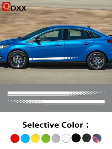 2PCS Car Side Stickers For Ford C S MAX EXPEDITION Fiesta FIGO FLEX Fusion GALAXY GT KA PUMA RANGER Raptor TRANSIT Accessories