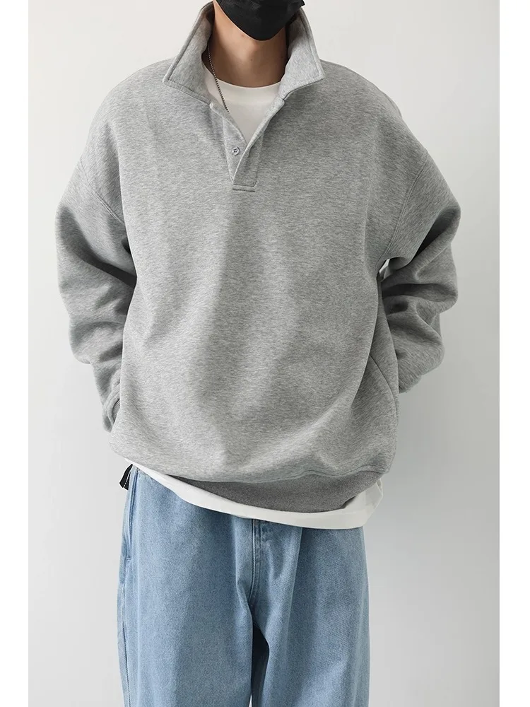 Japanese Style Long Sleeve Shirt Hoodie Men's Casual Loose Fit Color Overhead Collar Spring Autumn New Trend Brand
Japanese Style Long Sleeve Shirt Hoodie Men's Casual Loose Fit Color Overhead Collar Spring Autumn New Trend Brand