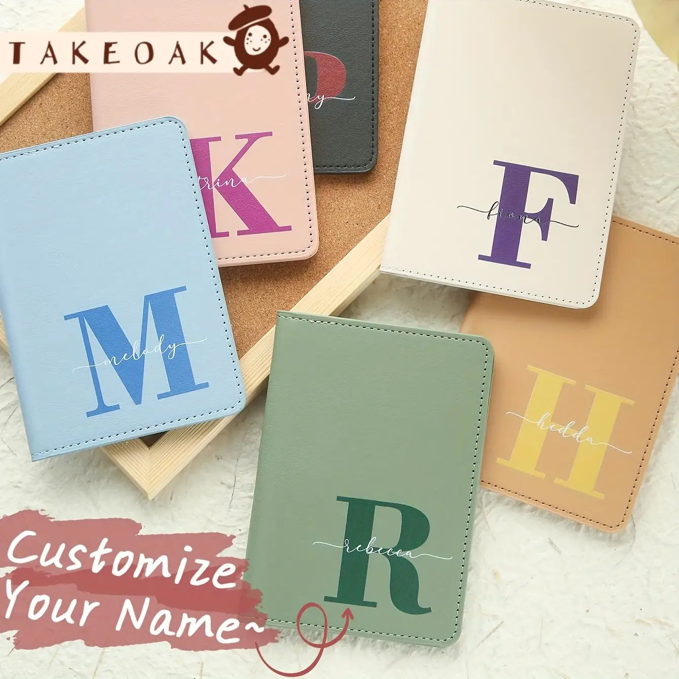 Customized Inital&Name Passport Cover Personalized Chic Passport Holder Unique Travel Gift for Wedding Birthday Accessories
Customized Inital&Name Passport Cover Personalized Chic Passport Holder Unique Travel Gift for Wedding Birthday Accessories