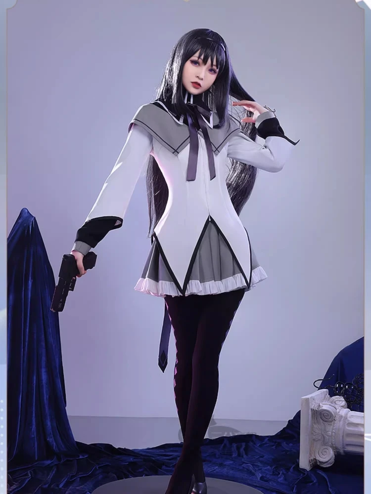 Hot Anime Puella Magi Madoka Magica Akemi Homura Cosplay Costume Women Girls Costumes Role Play Clothing Comic-con Daily Suit
Hot Anime Puella Magi Madoka Magica Akemi Homura Cosplay Costume Women Girls Costumes Role Play Clothing Comic-con Daily Suit