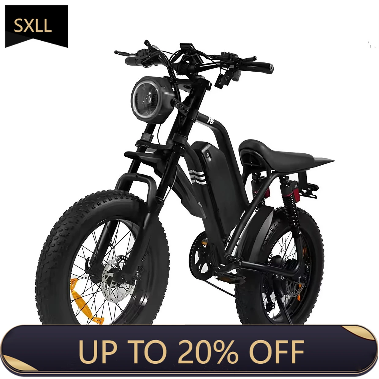 SXLL Электрический горный велосипед 20 дюймов с двойной подвеской 48 В 1500 Вт снежный электрический велосипед 48 В литиевый городской велосипед
SXLL Электрический горный велосипед 20 дюймов с двойной подвеской 48 В 1500 Вт снежный электрический велосипед 48 В литиевый городской велосипед