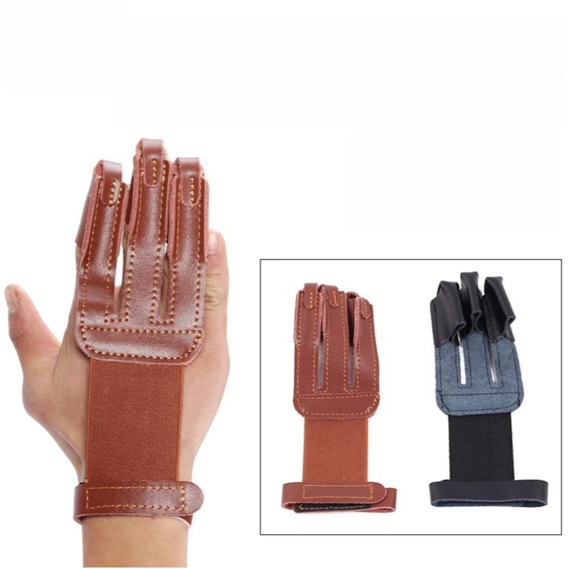 Archery Three Finger Glove Cowhide Material Wear-Resistant Protective Glove For Bow Arrow Shooting Sports Outdoor Use Hunting
Archery Three Finger Glove Cowhide Material Wear-Resistant Protective Glove For Bow Arrow Shooting Sports Outdoor Use Hunting