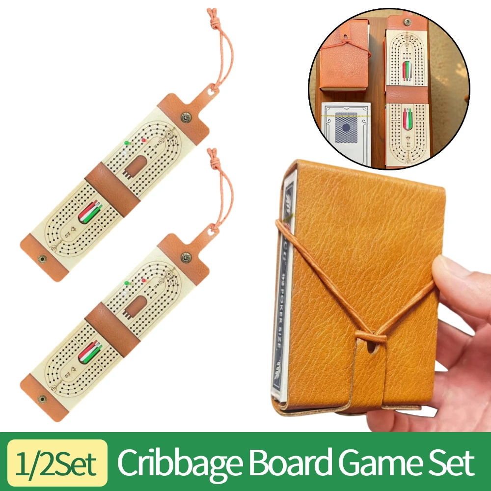 Набор для игры в криббедж из дерева (1/2 комплекта), включает игральные карты, 6 бусин, настольная игра для 2-4 игроков, классическая настольная игра
Набор для игры в криббедж из дерева (1/2 комплекта), включает игральные карты, 6 бусин, настольная игра для 2-4 игроков, классическая настольная игра