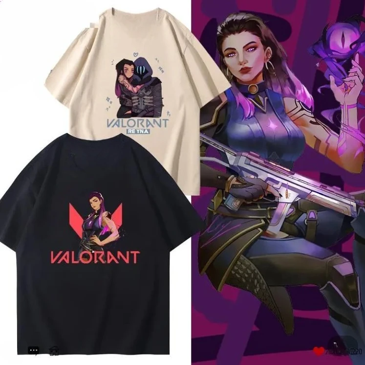VALORANT Game Merchandise Print New Short-sleeved Men's and Women's Round Neck Casual and Comfortable T-shirt Clothes
VALORANT Game Merchandise Print New Short-sleeved Men's and Women's Round Neck Casual and Comfortable T-shirt Clothes