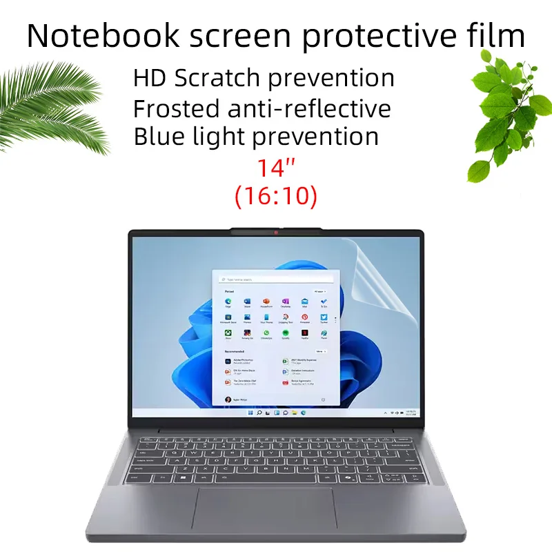 Защитная пленка для экрана подходит для ноутбука Lenovo IdeaPad Slim 3i Gen10 14 дюймов 14AHP10 14IRH10
Защитная пленка для экрана подходит для ноутбука Lenovo IdeaPad Slim 3i Gen10 14 дюймов 14AHP10 14IRH10
