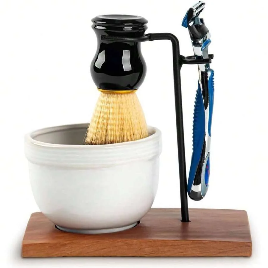 Safety Razor Shave Kit Mens Shaving Kit For Men Black Safety Razor Stand With Shave Brush Shaving Bowl Shaving Soap Set, 454490
Safety Razor Shave Kit Mens Shaving Kit For Men Black Safety Razor Stand With Shave Brush Shaving Bowl Shaving Soap Set, 454490