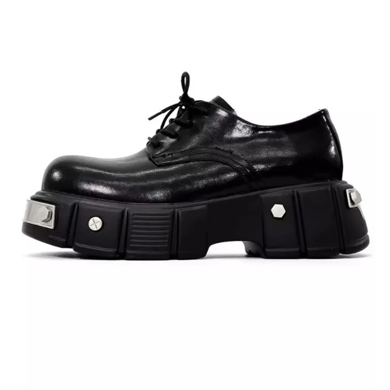 Cool Fashion Style Mens Derbys Flat Brand Male High Heels Footwear Pure Black Shoes Height Increasing 7cm Plus Size 45 D730
Cool Fashion Style Mens Derbys Flat Brand Male High Heels Footwear Pure Black Shoes Height Increasing 7cm Plus Size 45 D730