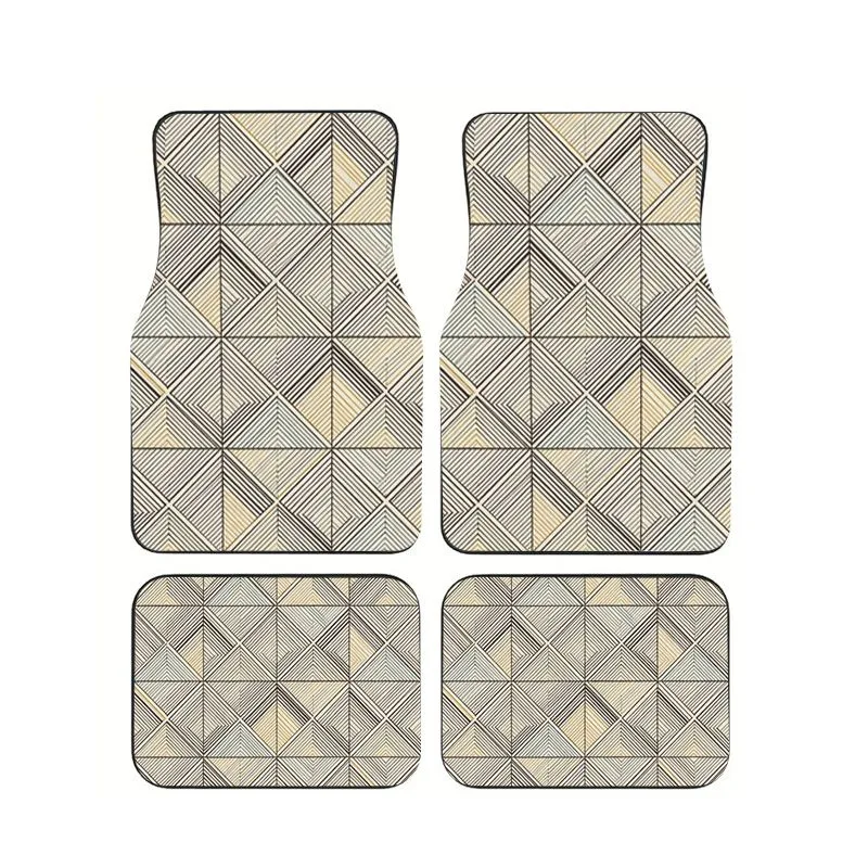 Minimalist Geometric Line Car Floor Mats Universal 4Pcs Non-slip Foot Carpets for All Cars
Minimalist Geometric Line Car Floor Mats Universal 4Pcs Non-slip Foot Carpets for All Cars