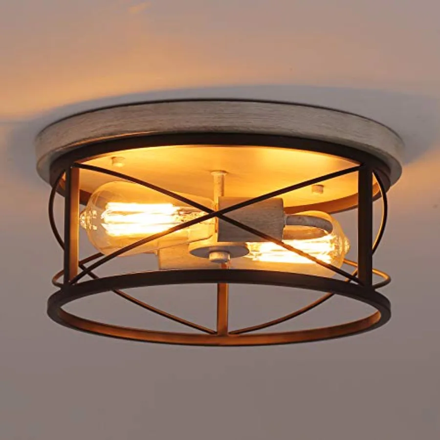Flush Mount Ceiling Light Fixture Farmhouse Rustic and ORB Lighting for Hallway Entryway Kitchen Dining Room Bedroom Garage Gaz
Flush Mount Ceiling Light Fixture Farmhouse Rustic and ORB Lighting for Hallway Entryway Kitchen Dining Room Bedroom Garage Gaz
